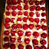 raspberry bakewell tart